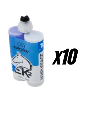 Silicone EK2 10 shore bleu par 10