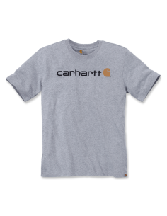 Carhartt T Shirt Core Logo  Gris T.L 103361 034